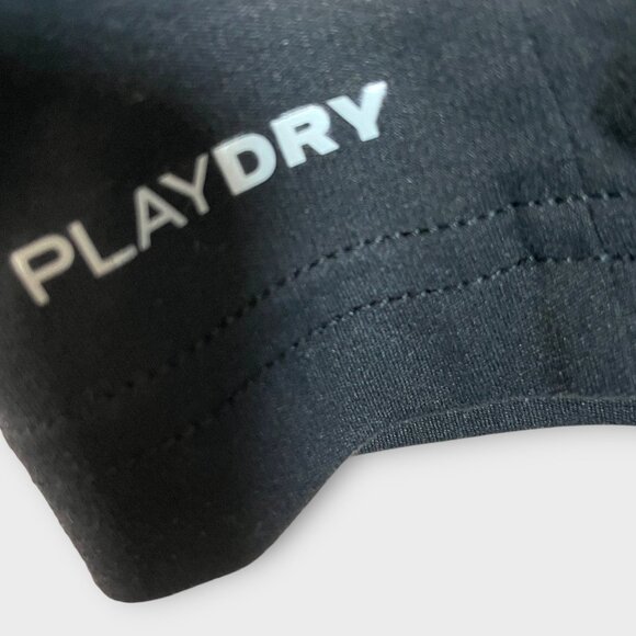 Reebok Long Sleeve Shirt XL Workout Yoga Running Black Gray V-neck - Picture 5 of 8